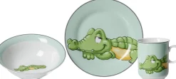 Online Kindergeschirr-Set Happy Zoo Koko | 3-teilig | türkis Set|Kinder