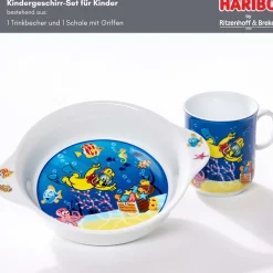 Hot Kindergeschirr-Set HARIBO Seaworld | 2-teilig | blau Set