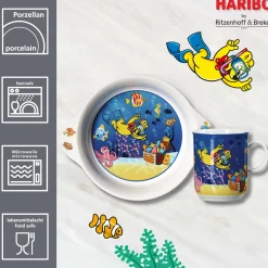 Hot Kindergeschirr-Set HARIBO Seaworld | 2-teilig | blau Set