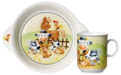 Clearance Kindergeschirr-Set Hoftiere | 2-teilig Set|Kinder