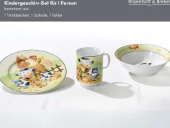 Online Kindergeschirr-Set Hoftiere | 3-teilig Set|Kinder