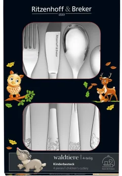 Best Kindergeschirr-Set Waldtiere | 10-teilig Set