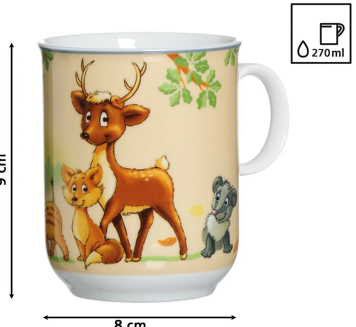 Best Kindergeschirr-Set Waldtiere | 10-teilig Set