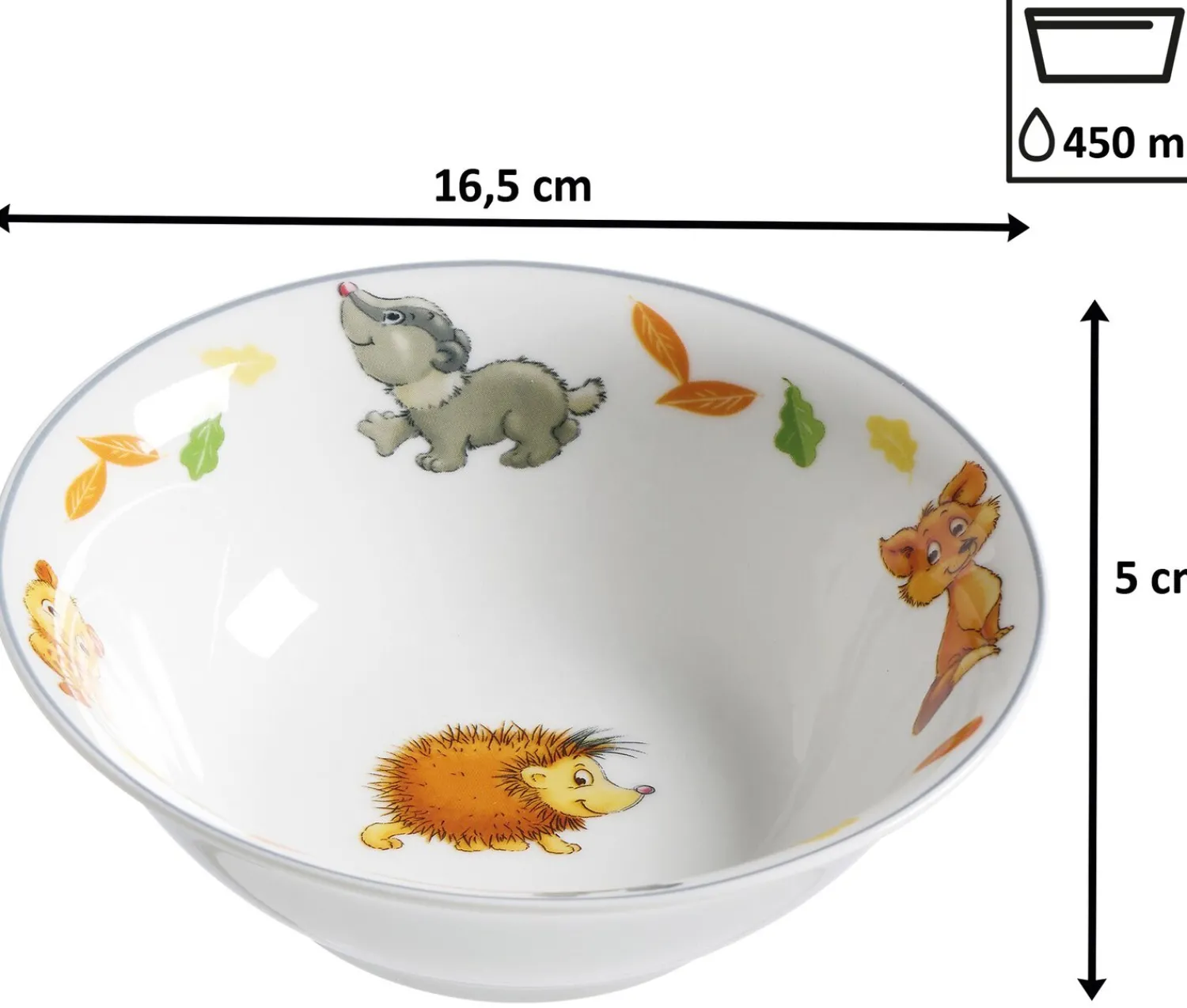 Best Kindergeschirr-Set Waldtiere | 10-teilig Set