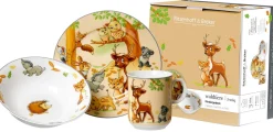 Outlet Kindergeschirr-Set Waldtiere | 3-teilig Set|Kinder