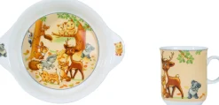 Clearance Kindergeschirr-Set Waldtiere | 2-teilig Set|Kinder