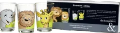 Hot Kindergläser-Set Afrikatiere | 3-teilig | 205 ml Gläser-Set|Kinder