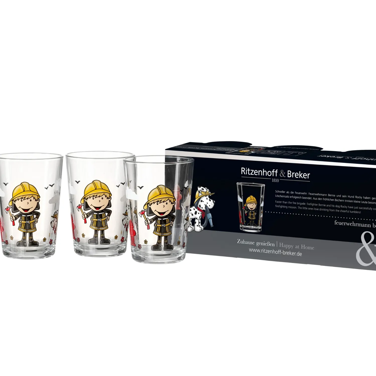 Online Kindergläser-Set Bernie | 6-teilig | 205 ml Gläser-Set