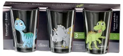Discount Kindergläser-Set Dino | 3-teilig | 200 ml Gläser-Set|Kinder
