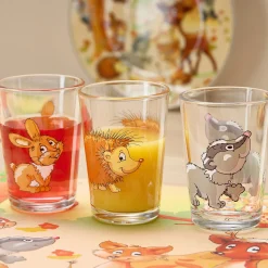 Online Kindergläser-Set Waldtiere | 6-teilig | 205 ml Gläser-Set