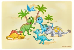 Discount Kinderplatzmatte Dino | 45 x 30 cm Platzmatte|Kinder