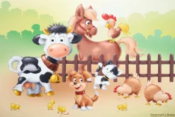 Best Kinderplatzmatte Hoftiere | 45 x 30 cm Platzmatte|Kinder