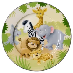 Best Kinderteller Afrikatiere | 19 cm Teller|Kinder