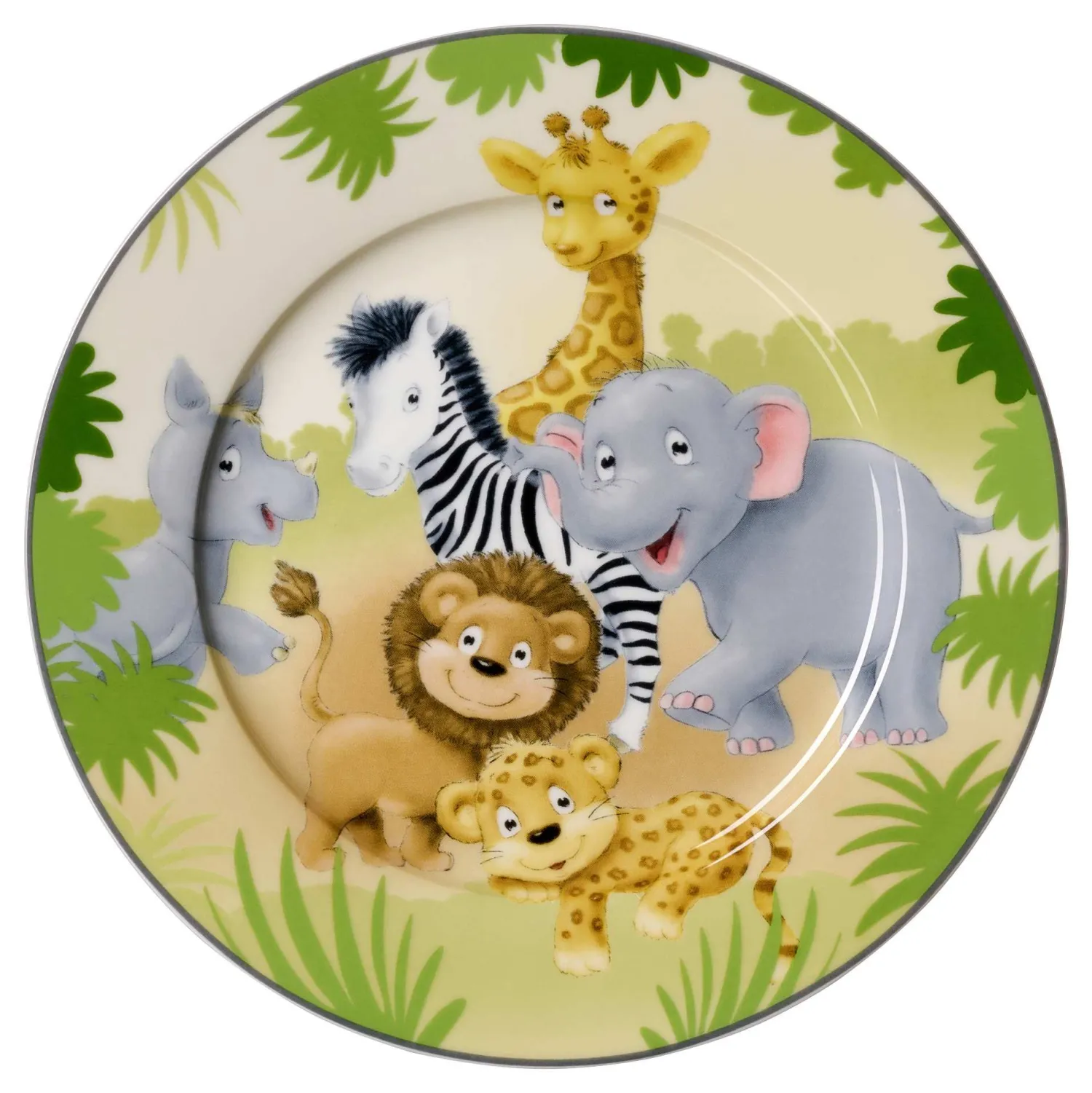 Best Kinderteller Afrikatiere | 19 cm Teller|Kinder