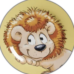 Kinderteller Happy Zoo Leo | 19 cm | orange Teller|Kinder