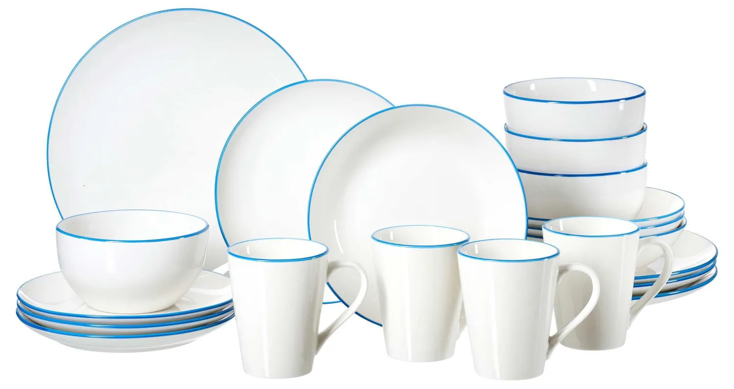 Outlet Kombiservice Adela | 20-teilig | blau Set