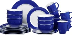 Sale Kombiservice Doppio | 24-teilig | blau Set