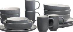 Best Kombiservice Jasper | 16-teilig | grau Set