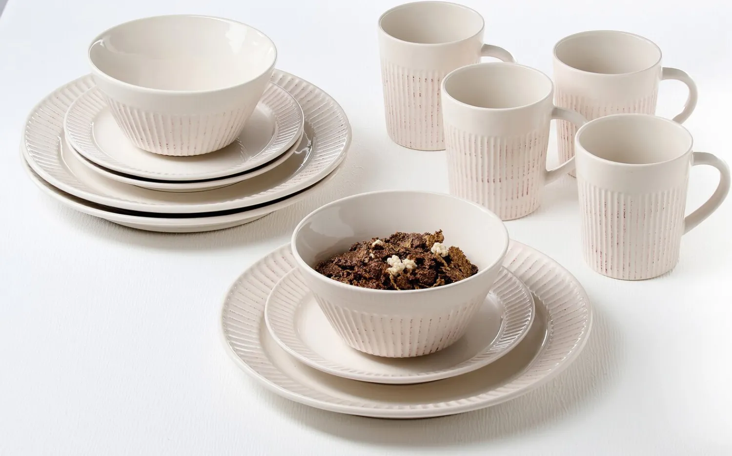 Discount Kombiservice Kreta | 16-teilig | beige Set