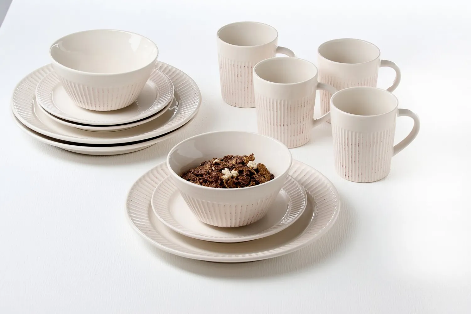 Discount Kombiservice Kreta | 16-teilig | beige Set