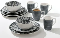 Online Kombiservice Salina | 16-teilig | blau Set