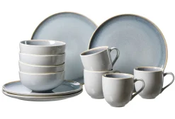 Discount Kombiservice Skagen Stone | 12-teilig | grau Set