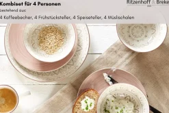 Kombiservice Valencia | 8-teilig | braun Set