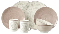 Kombiservice Valencia | 8-teilig | braun Set