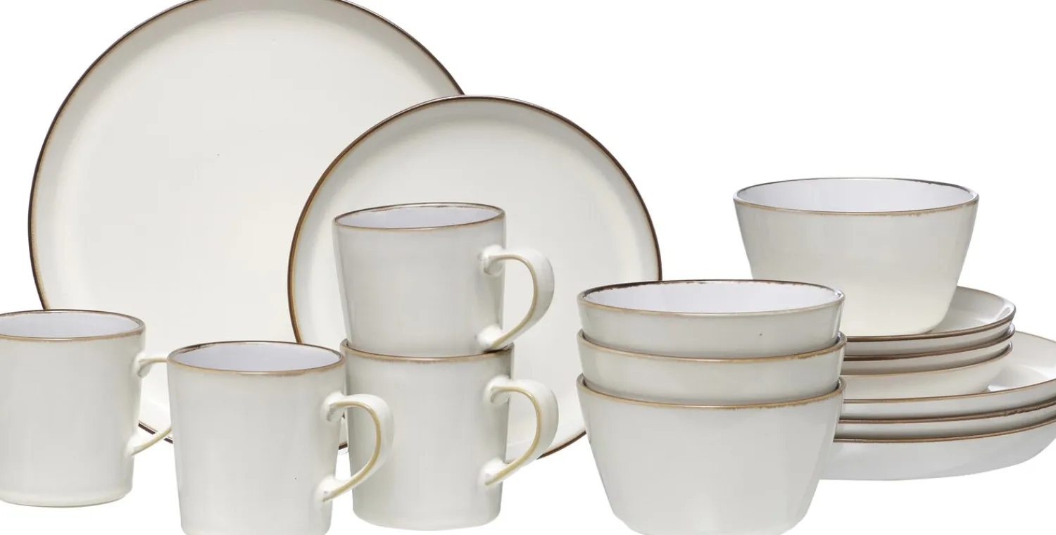 Sale Kombiservice Visby | 16-teilig | weiss Set