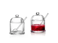 Outlet Konfitürenglas Fragola | 300 ml | mit Löffel Glas