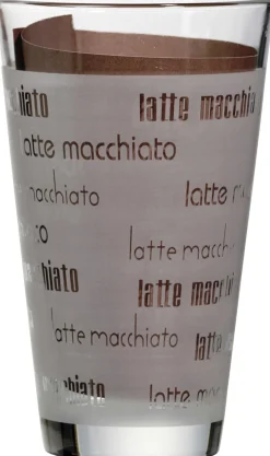 Best Latte Macchiato Glas Chicco | 330 ml | weiss Glas