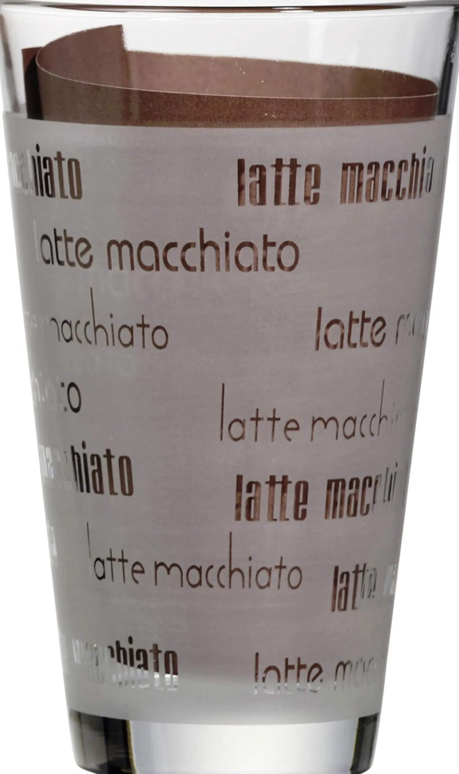 Best Latte Macchiato Glas Chicco | 330 ml | weiss Glas