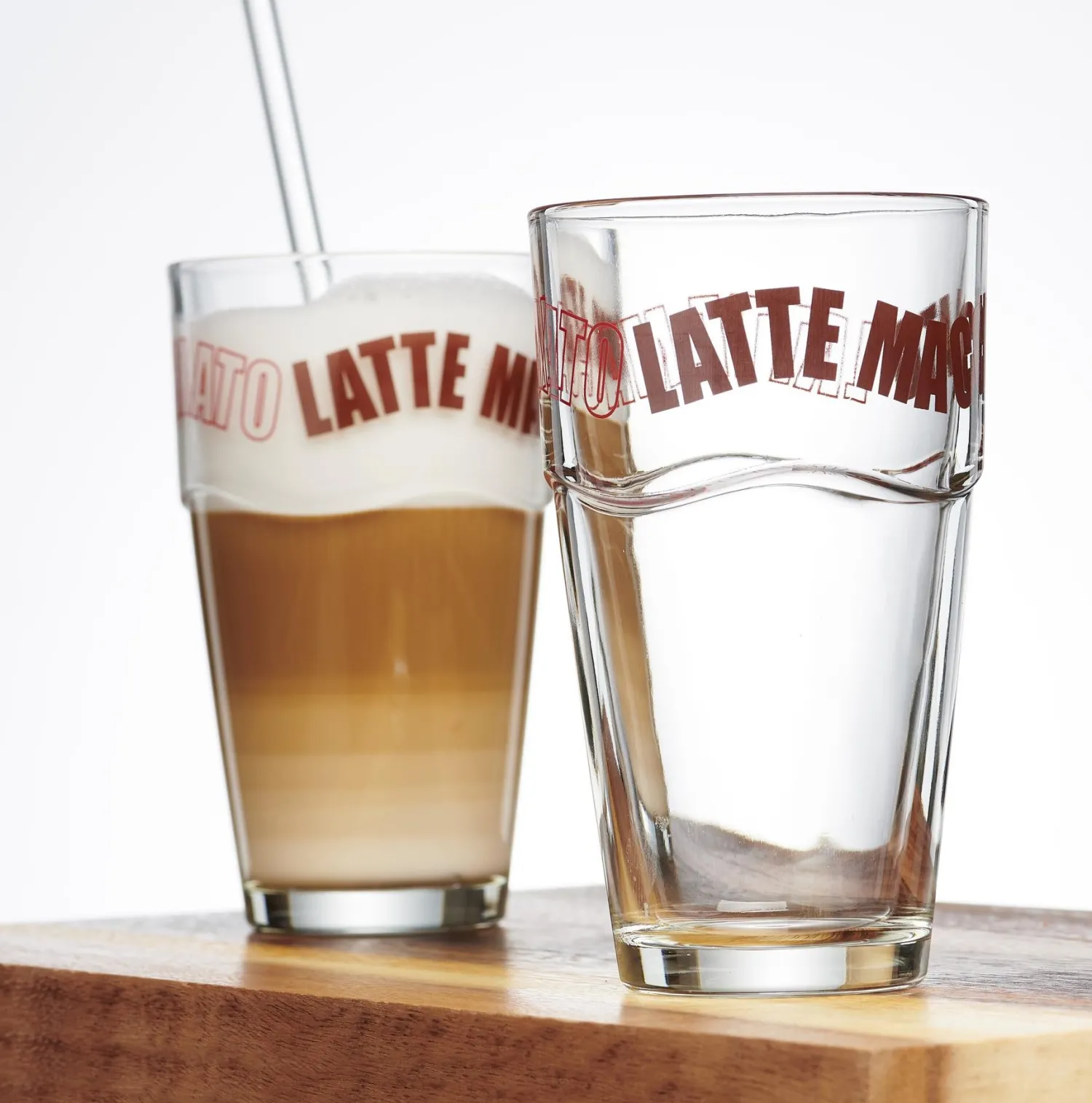 Sale Latte Macchiato Glas Figaro | 320 ml | braun Glas