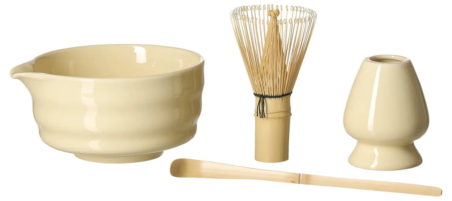 New Matchaset Zen | 4-teilig | creme Set
