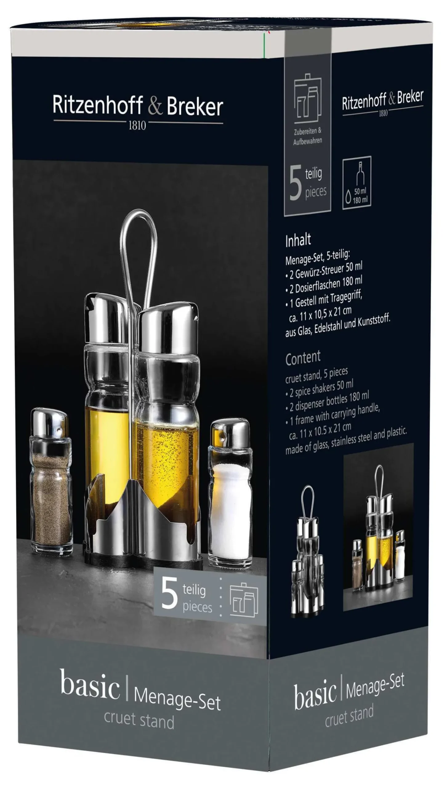Menageset Basic | 5-teilig Set