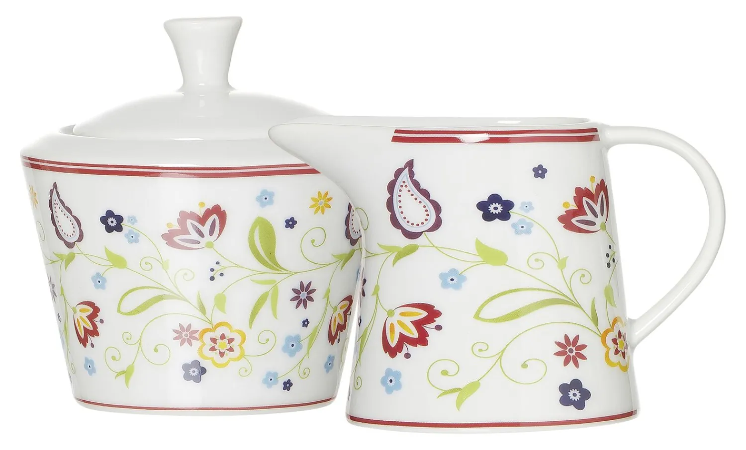 Outlet Milchkännchen + Zuckerdosen-Set Shanti | 2-teilig Milch & Zucker-Set