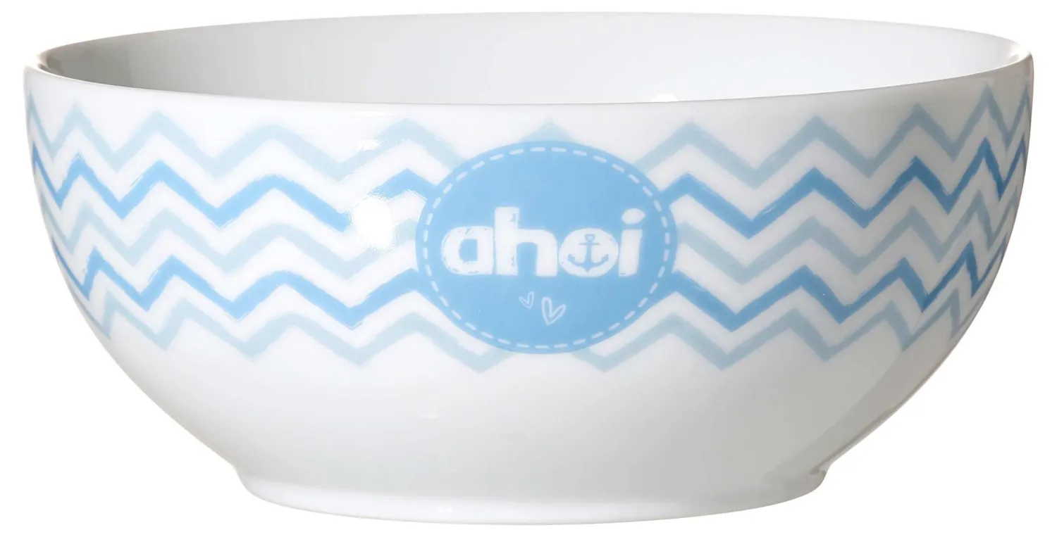 Discount Müslischale Ahoi Welle | 570 ml | weiss Schale