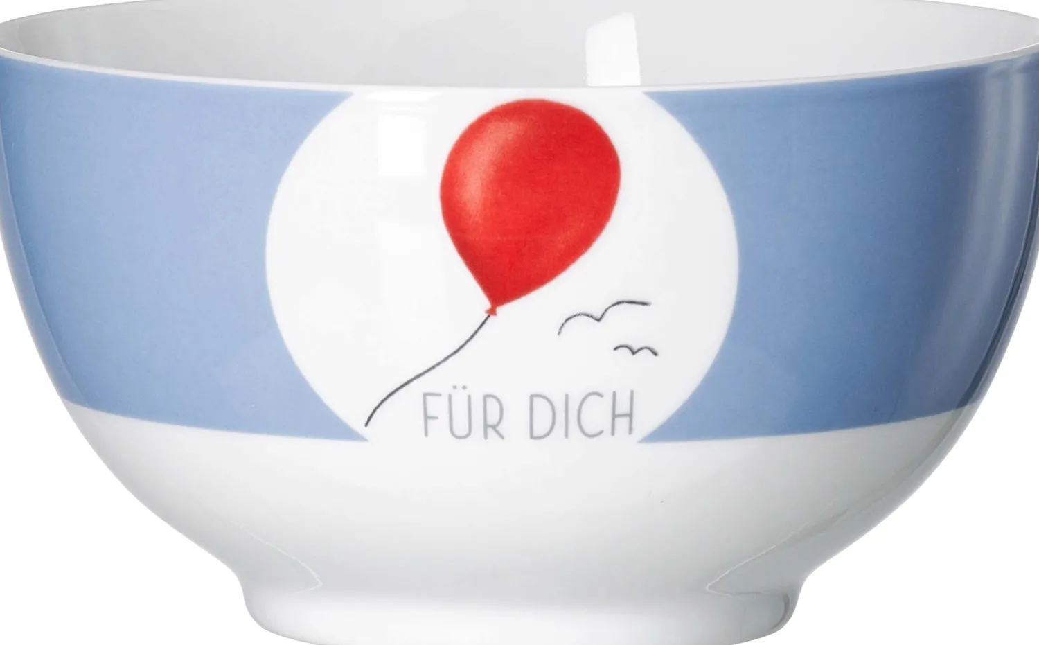 Clearance Müslischale Glück Ballon | 850 ml | blau Schale