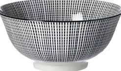 Hot Müslischale Takeo Stripes | 650 ml | schwarz Schale