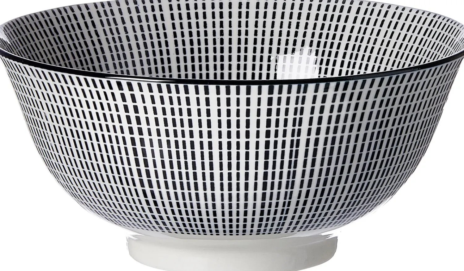 Hot Müslischale Takeo Stripes | 650 ml | schwarz Schale