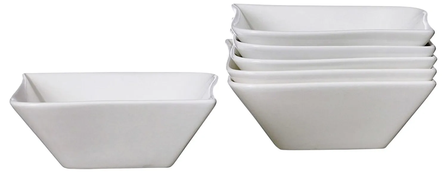 Müslischalen-Set Melodie | 6-teilig | 400 ml | weiss Schale