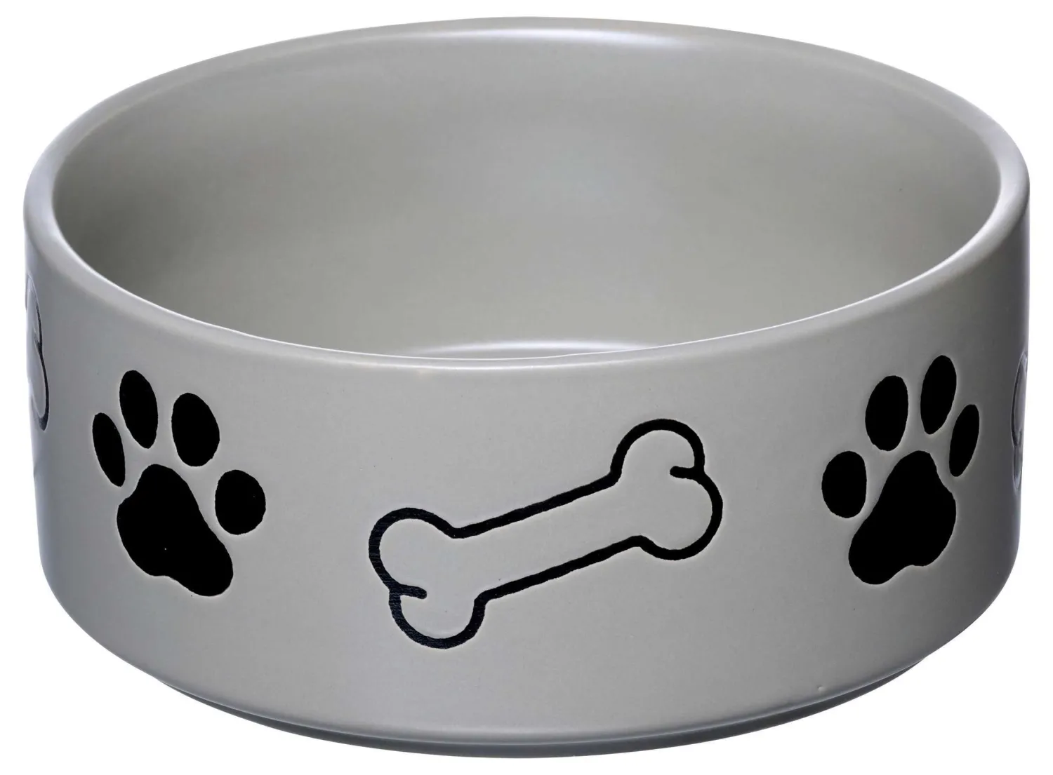 Discount Napf Mika Dog | 1,4 Liter | grau Hund