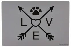 Online Napfunterlage Mika Love | 45 x 30 cm Katze|Hund