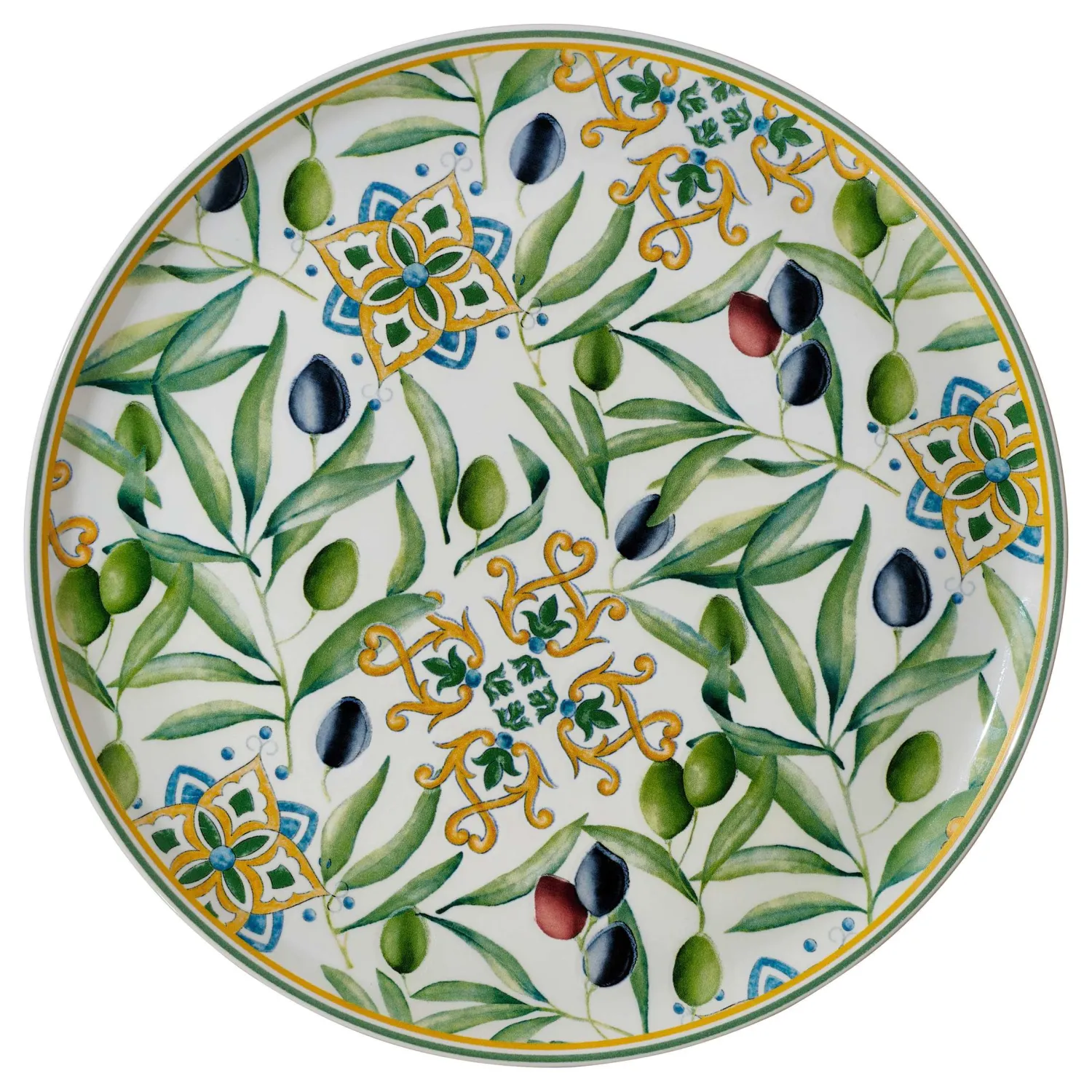New Pizzateller Roma Oliva | 31,5 cm Durchmesser Platte