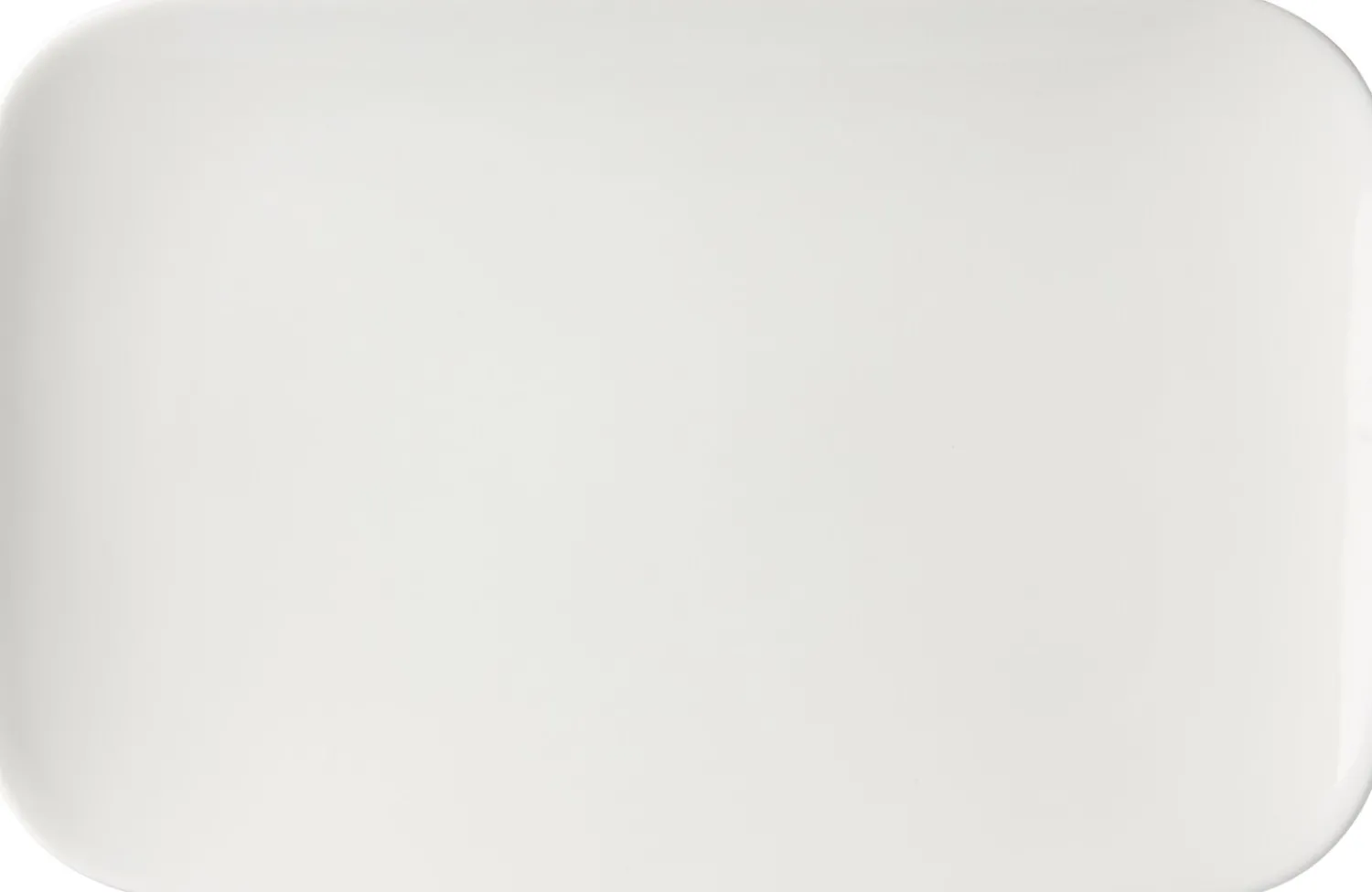 Clearance Platte Arena | 33,5 x 22 cm | weiss | rechteckig Platte