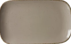 Platte Casa | 33 x 20 cm | grau | rechteckig Platte
