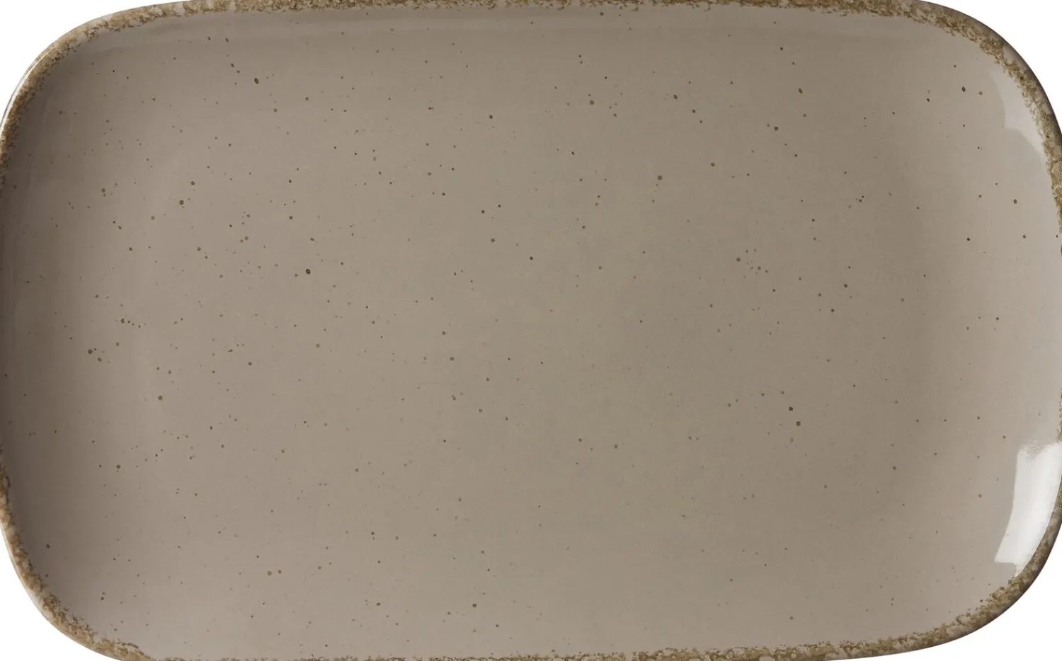 Platte Casa | 33 x 20 cm | grau | rechteckig Platte