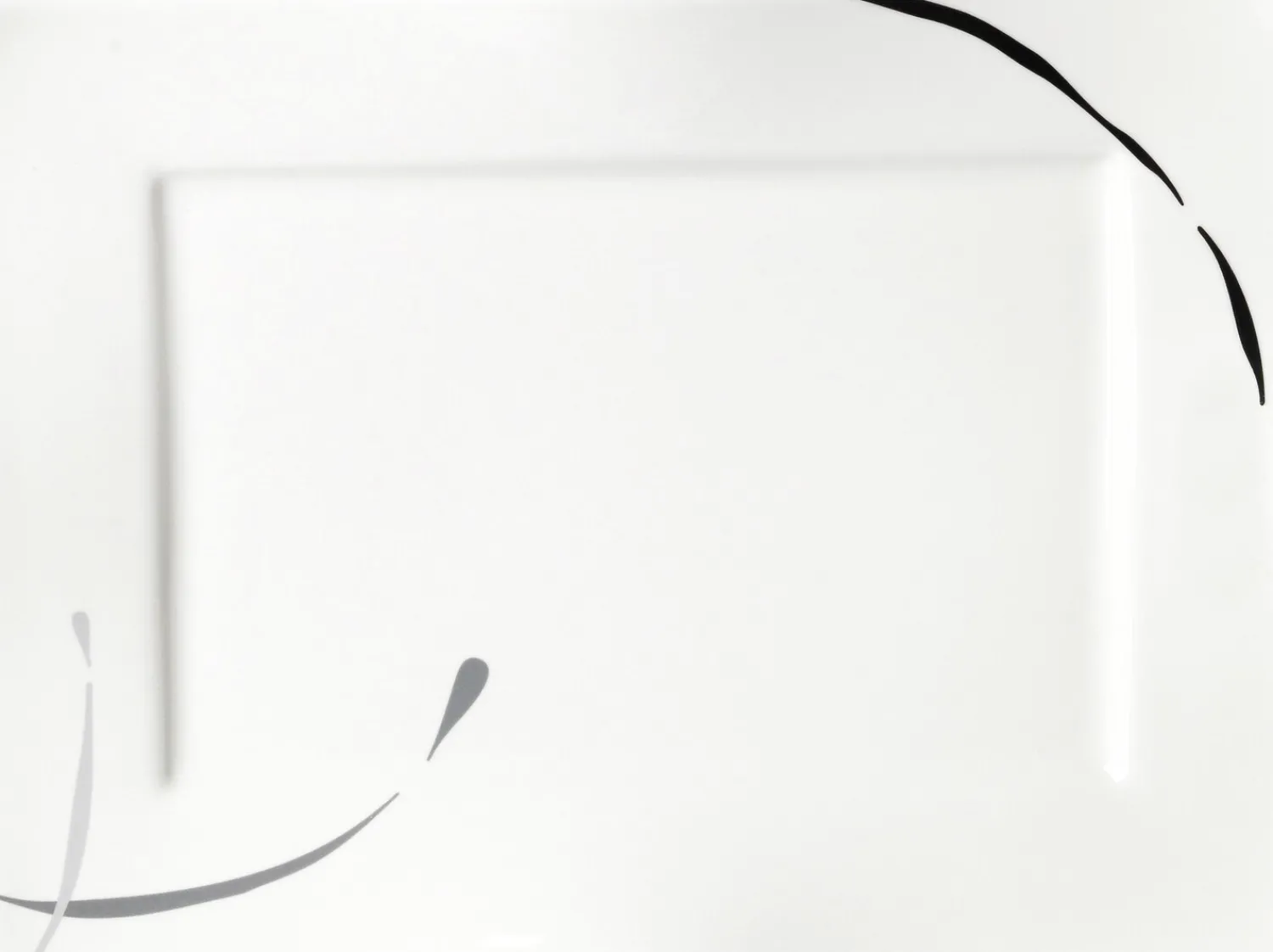 Discount Platte Dacapo | 25 x 19 cm | weiss | rechteckig Platte