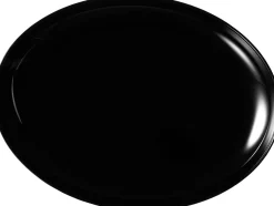Platte 4every Day | 34 x 25 cm | schwarz | oval Platte
