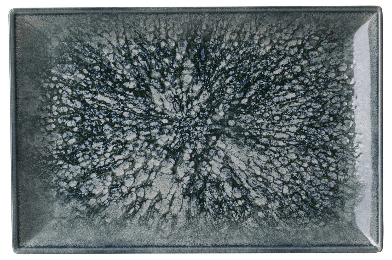 Hot Platte Grana | 30 x 20 cm | graublau Platte